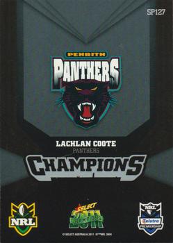 2011 NRL Champions - Silver Parallel #SP127 Lachlan Coote Back